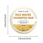 Rice Water Shampoo Bar Organic Hair Growth and Conditioning Soap 60g