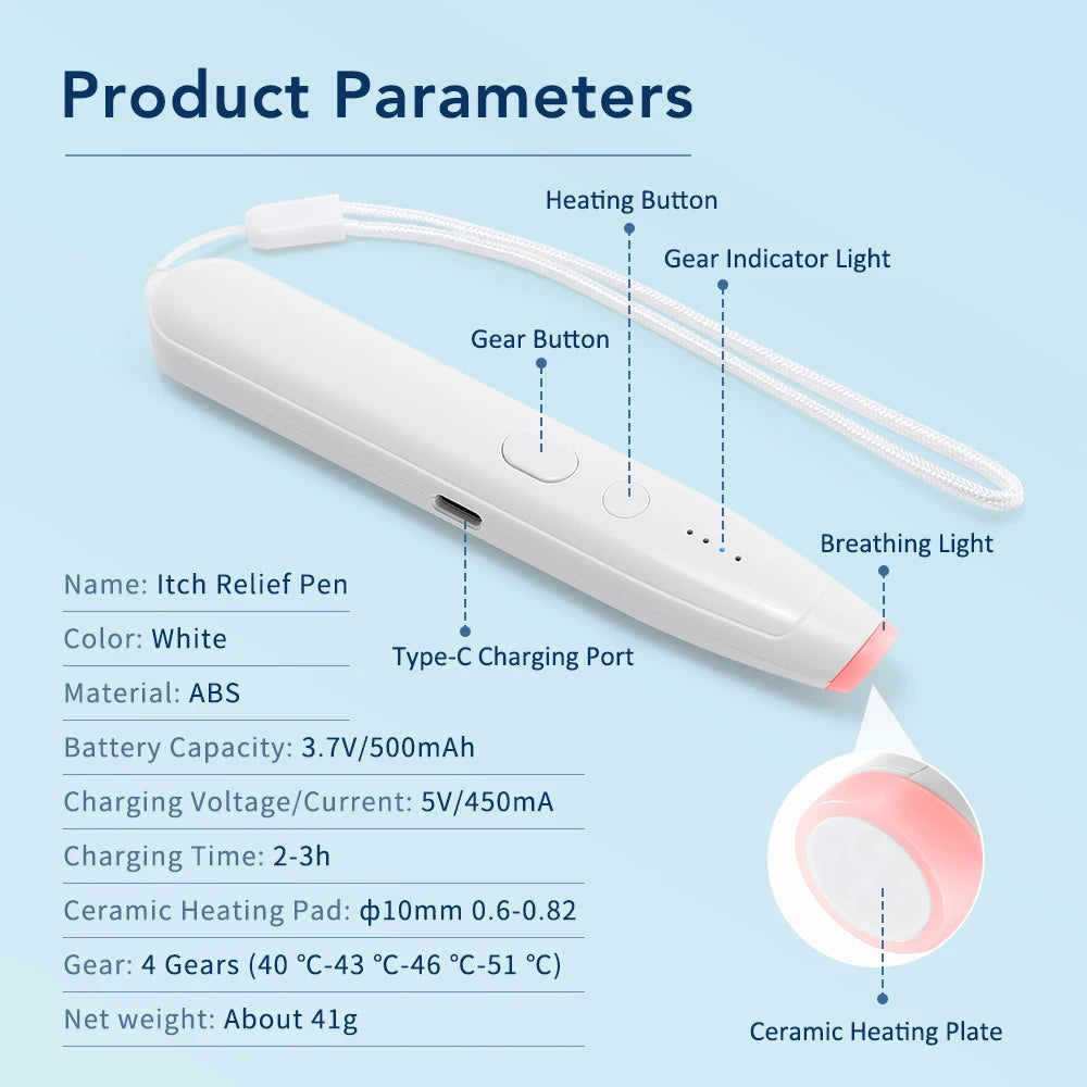 Portable Electronic Insect Bite Itch Relief Pen - 15