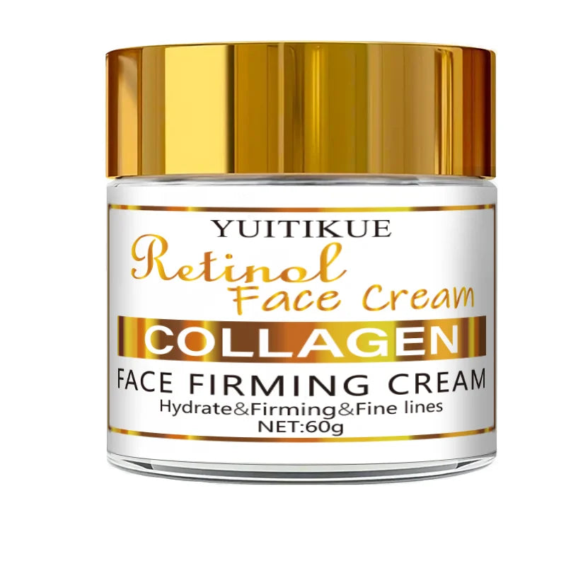 YUITIKUE Retinol Collagen Face Cream Anti Aging Firming Moisturizer 60g