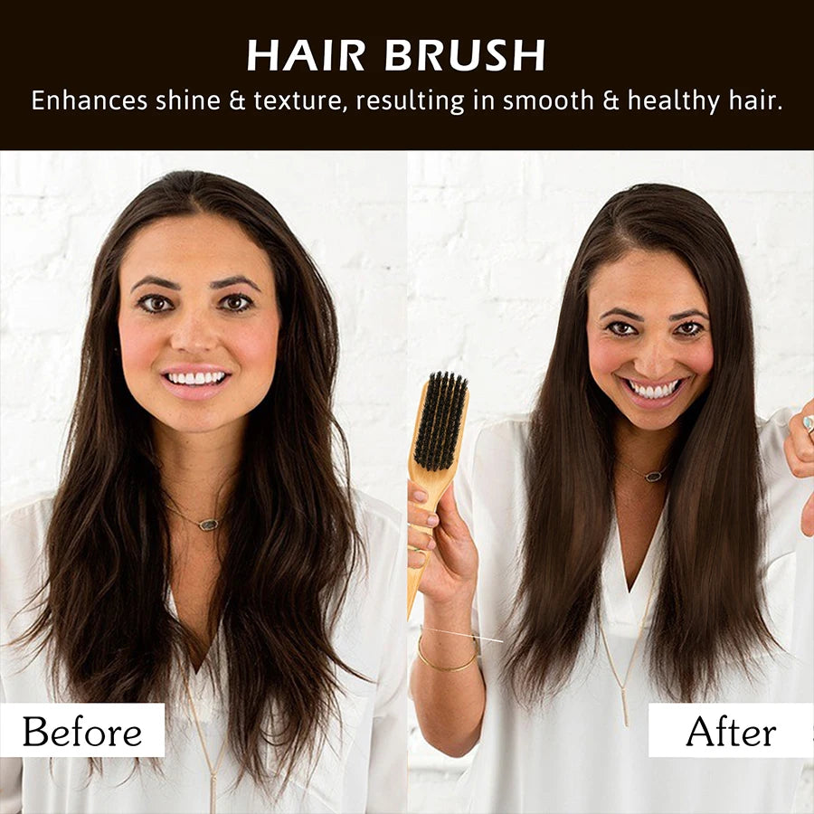 Goiple Biotin Rosemary Hair Wax Stick and Styling Brush Set