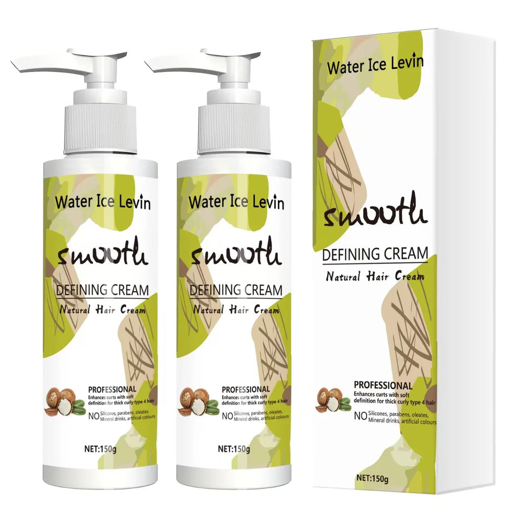 Water Ice Levin Curling Cream Anti Frizz Hair Defining Styling Lotion
