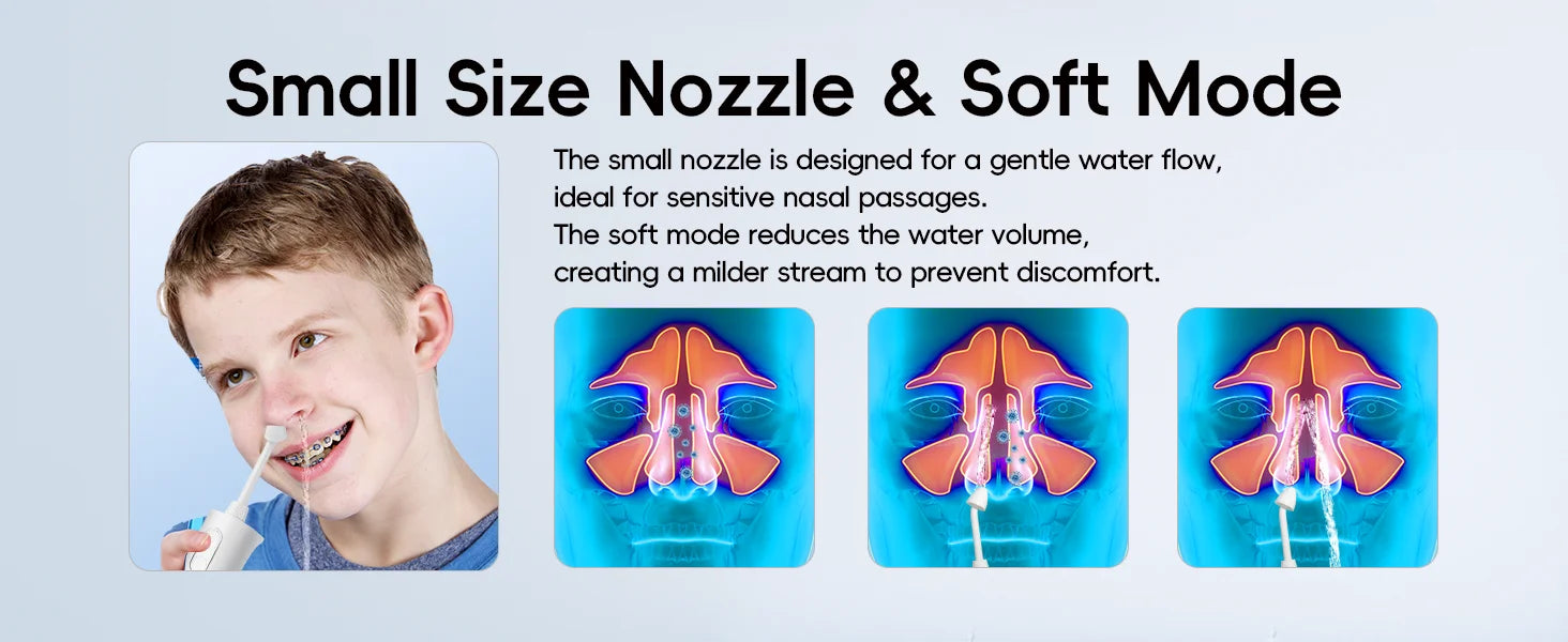 Portable Oral Irrigator and Electric Scalp Massager Set - 21