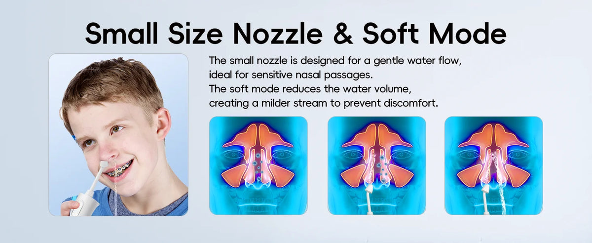Portable Oral Irrigator and Electric Scalp Massager Set
