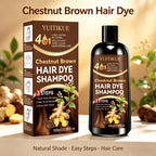Chestnut Brown Ginger Hair Dye Shampoo 100ml