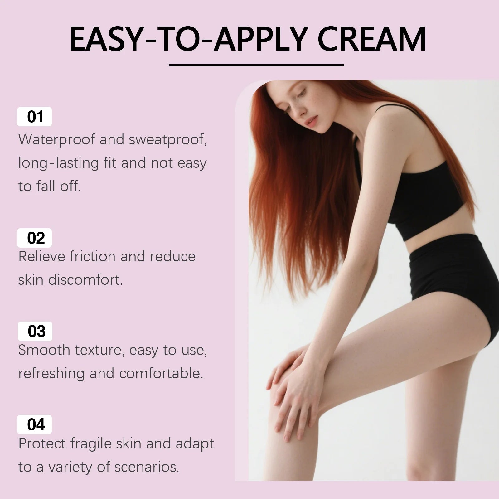 Anti-Chafe Thigh Balm Stick for Skin Protection - 10