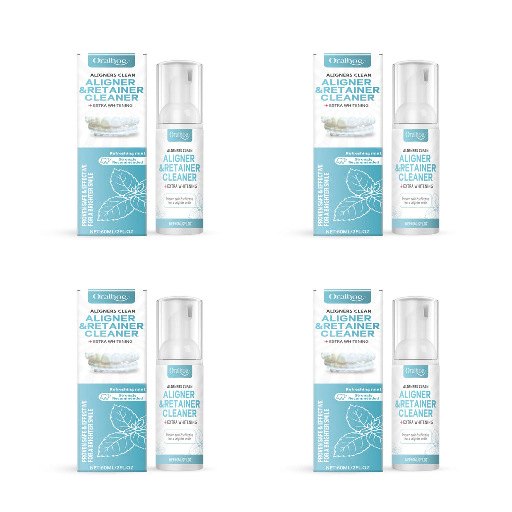 Foaming Aligner and Retainer Cleaner for Fresh Breath