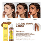 Sunless Tanning Body Lotion for Deep Bronze Glow
