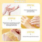 YUITIKUE Rice Essence Turmeric Peel Off Hand Mask Moisturizing Treatment
