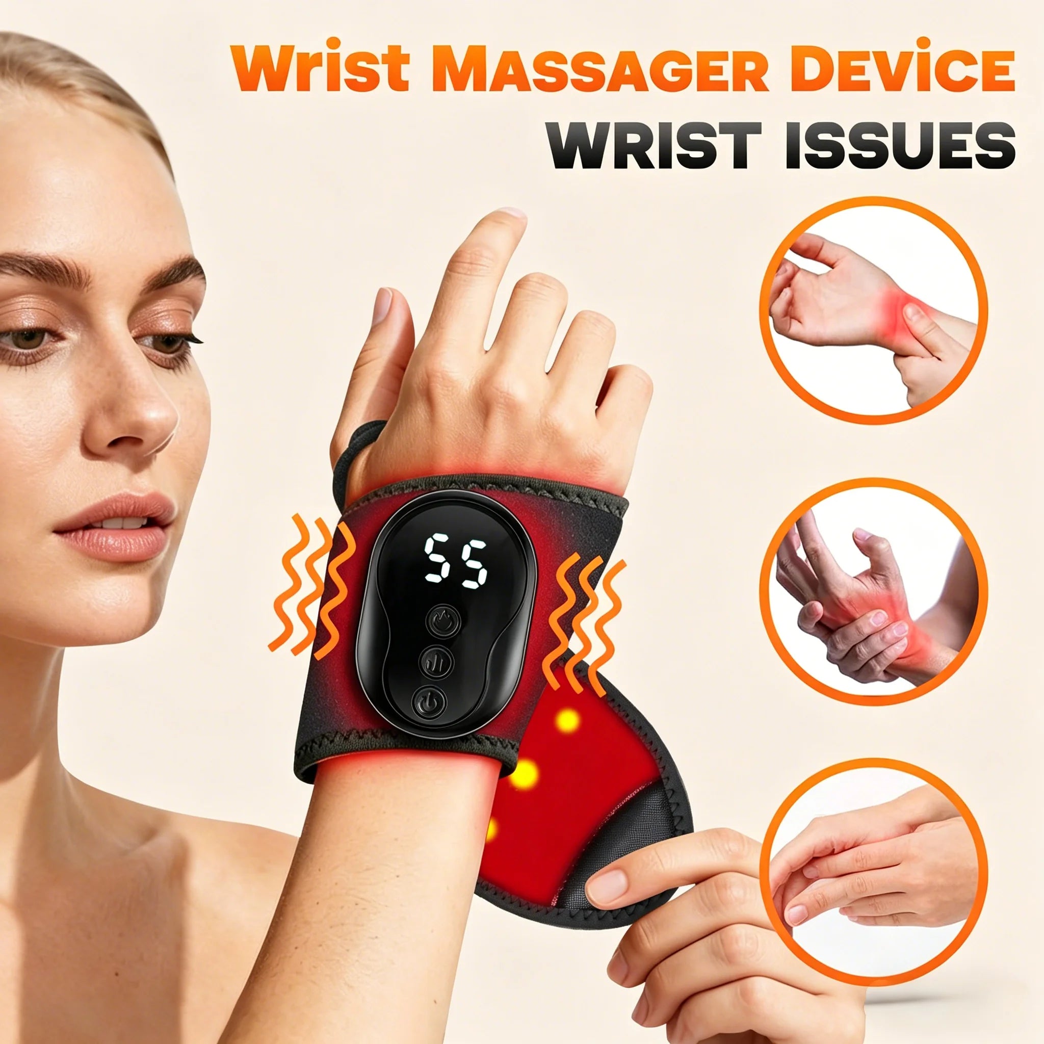 Vibration Ankle and Wrist Massager Wrap - 12