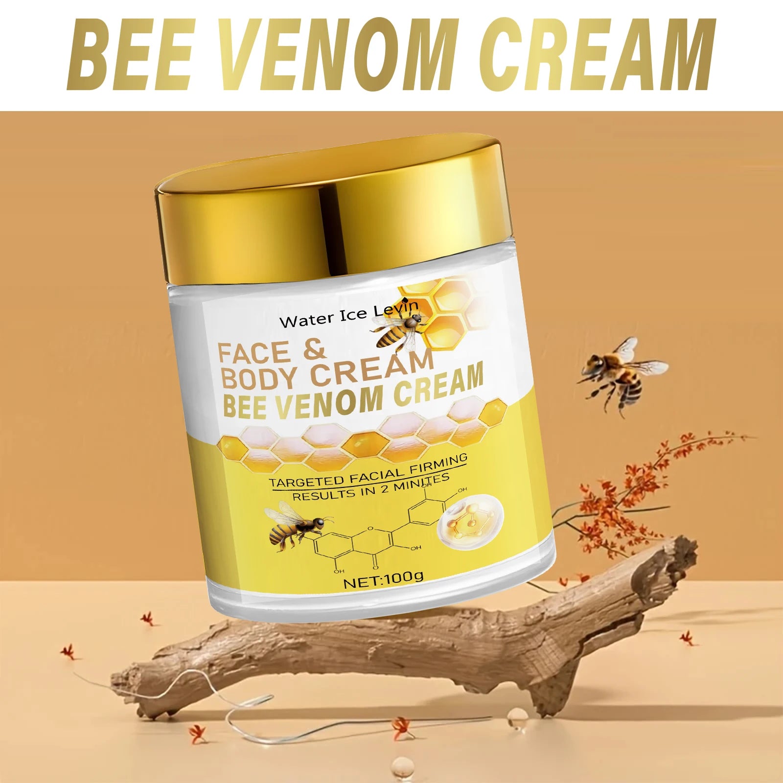 Bee Venom Firming Cream Anti Aging Face and Body Moisturizer - 1