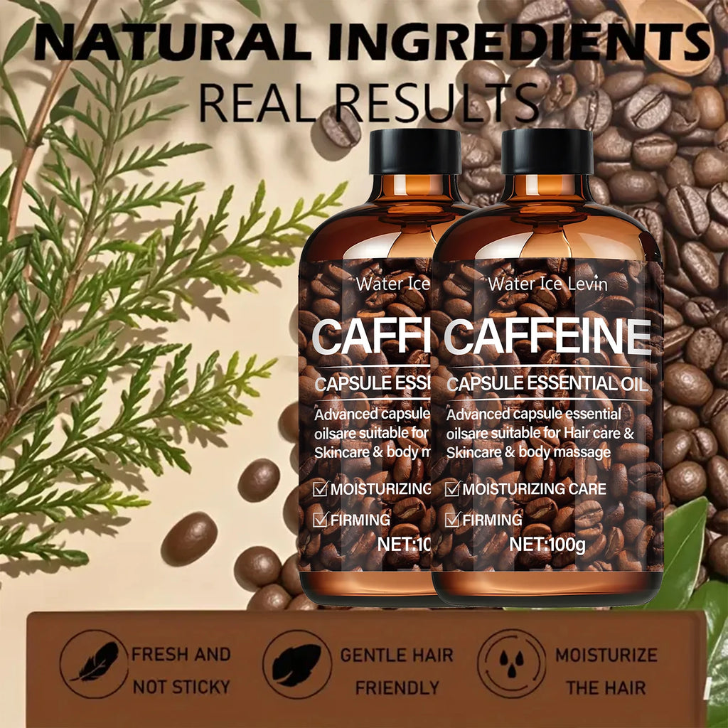 Caffeine Capsule Essential Oil 100g Hair Skin and Body Moisturizer
