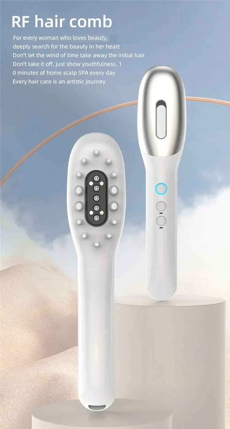 Electric Scalp Massager and Hair Oil Applicator Comb