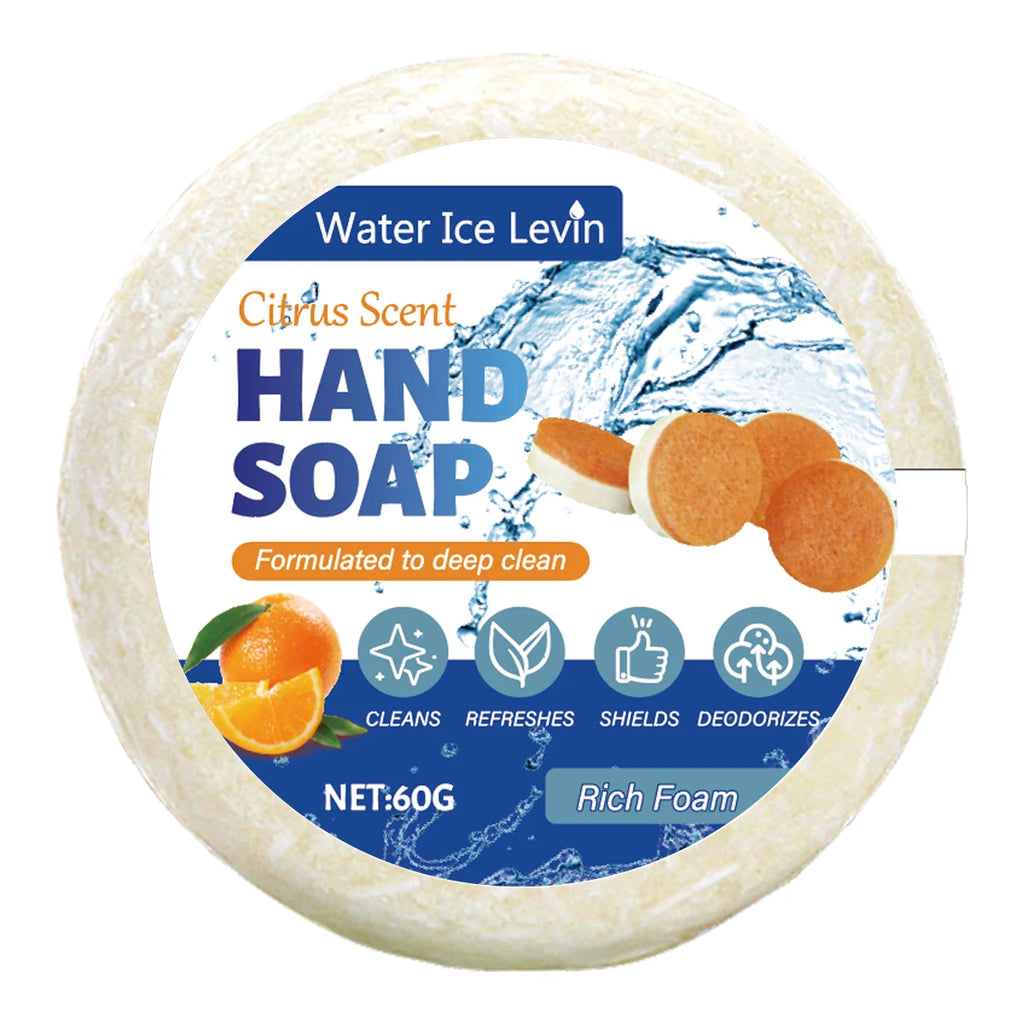 Water Ice Levin Moisturizing Hand Soap Citrus Scented Cleansing Bar