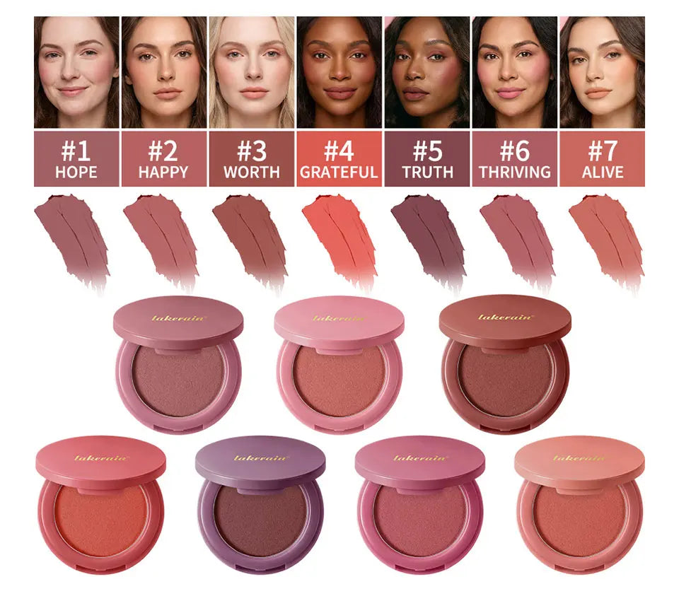 Matte Cream to Powder Bouncy Blush for Natural Flush - 8