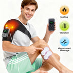 Wireless App-Controlled Heated Shoulder Massager for Muscle Relief