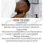 Lockmio Natural Vanilla Beard Balm for Softening Grooming and Styling