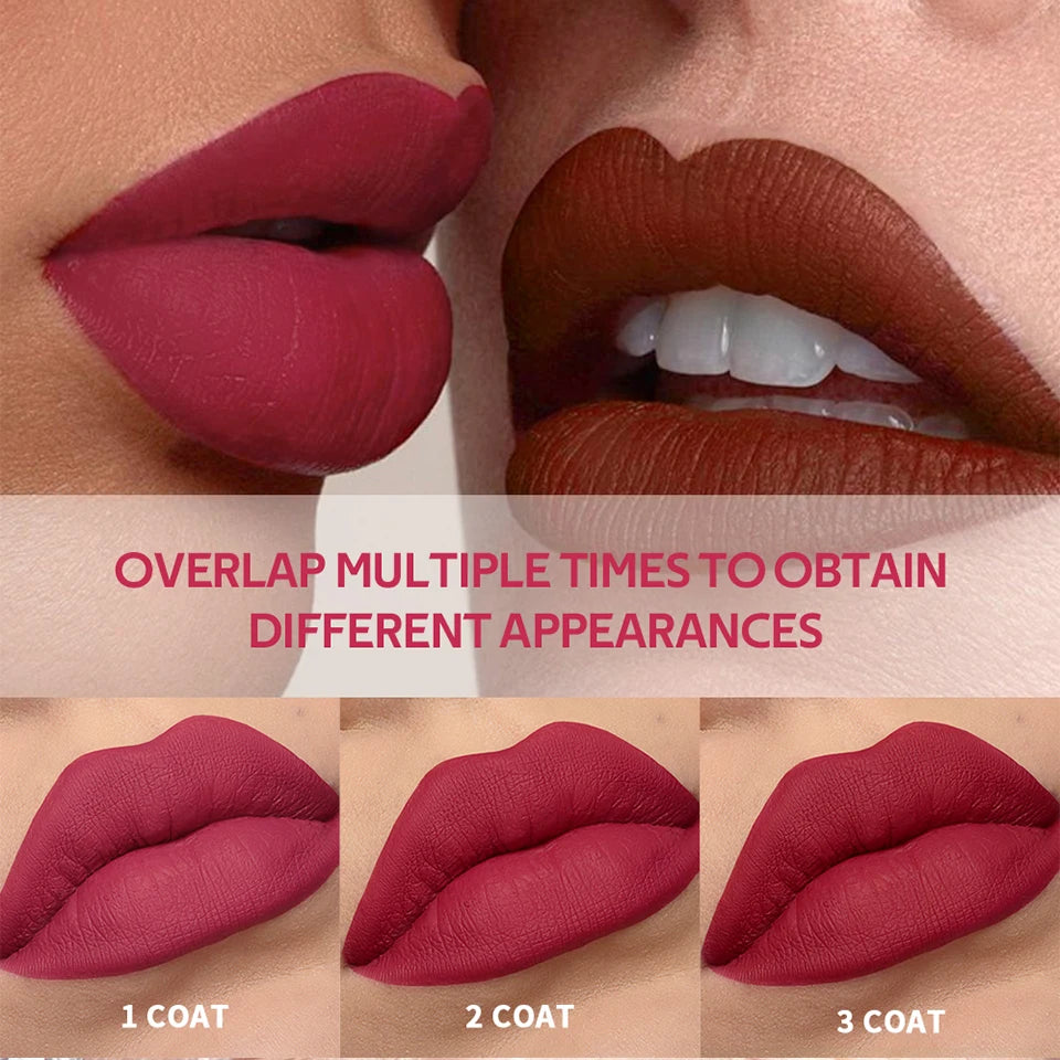 Long-Lasting Waterproof Matte Lip Tint - 12