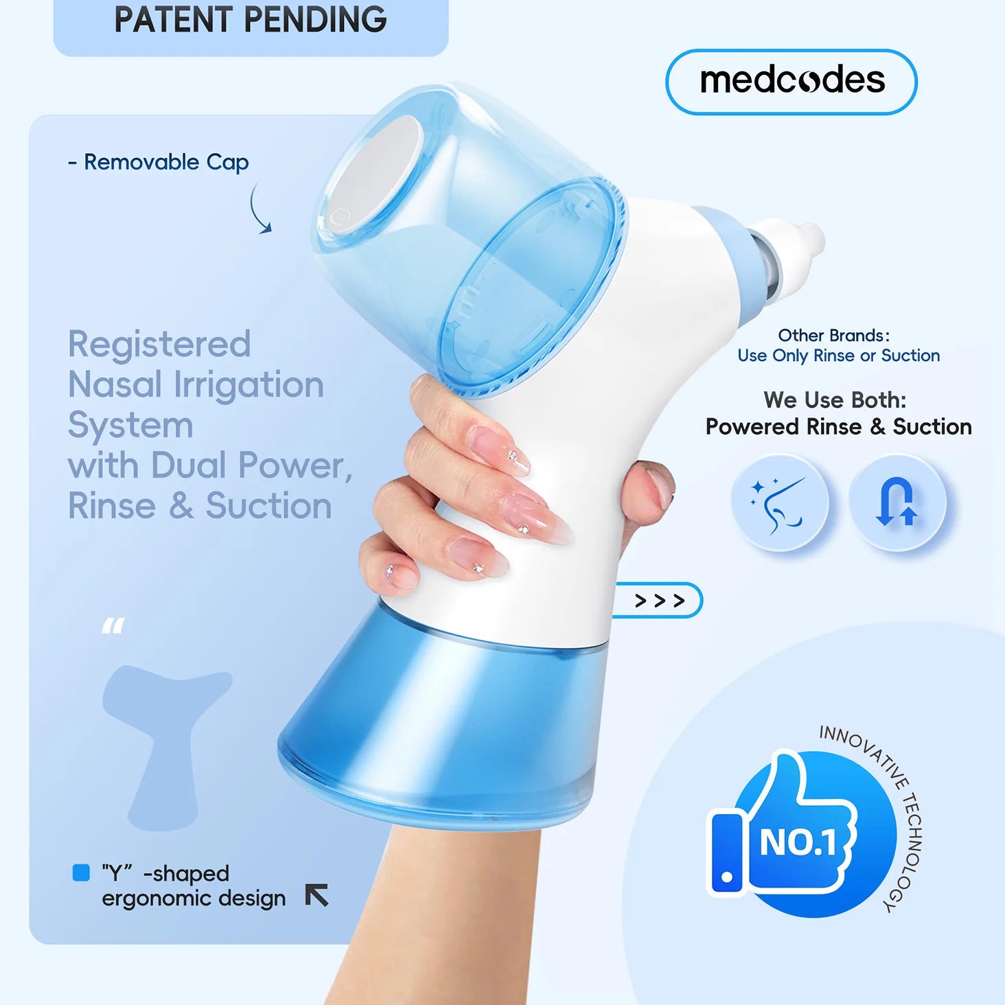 Electric Nasal Irrigation and Water Flosser Combo Set - 22