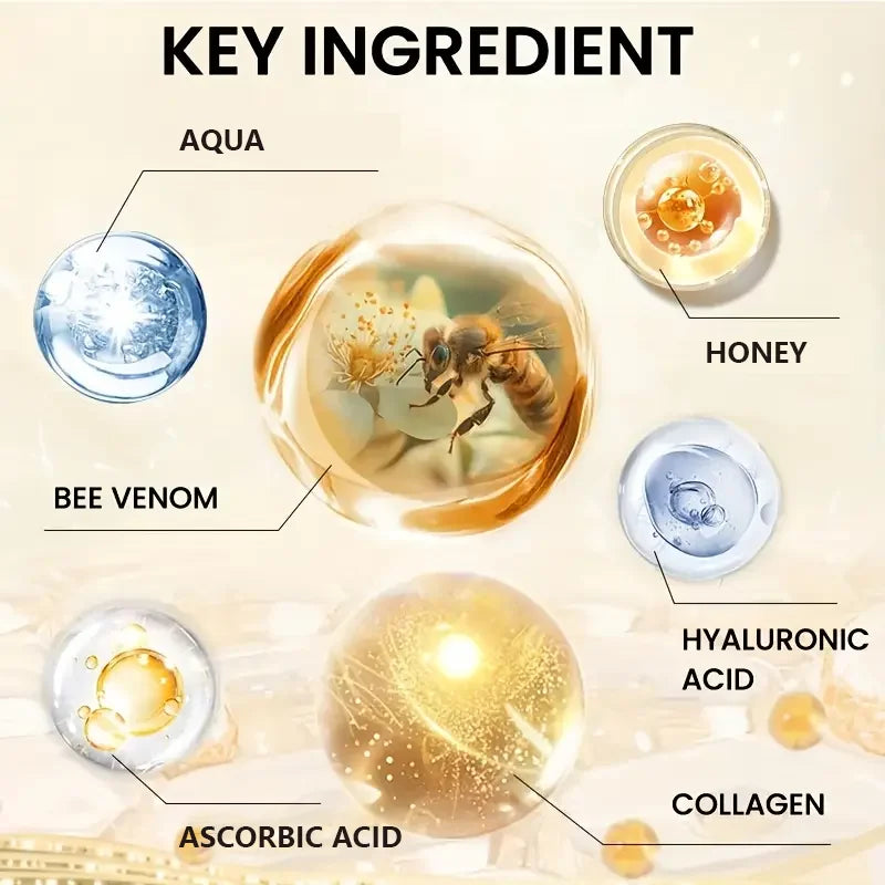 Bee Venom Face and Neck Cream Firming Moisturizing Anti Aging Essence
