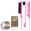 Lockmio Hair Styling Wax Stick and Edge Control Kit with Styling Tools