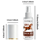 YUITIKUE 6 in 1 Horse Oil Spray Moisturizing Body and Joint Skin Care