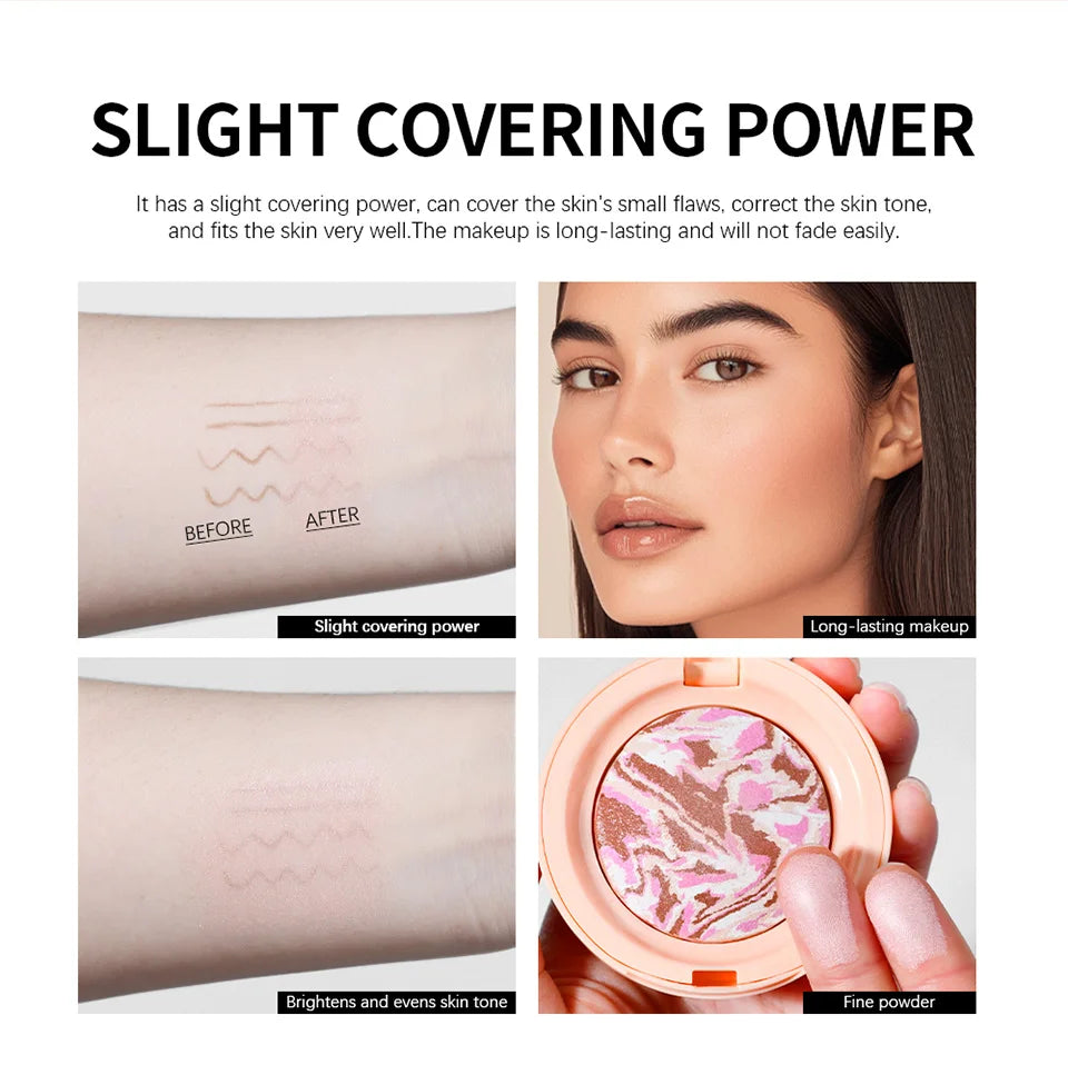 Baked Color Correcting Face Powder Foundation
