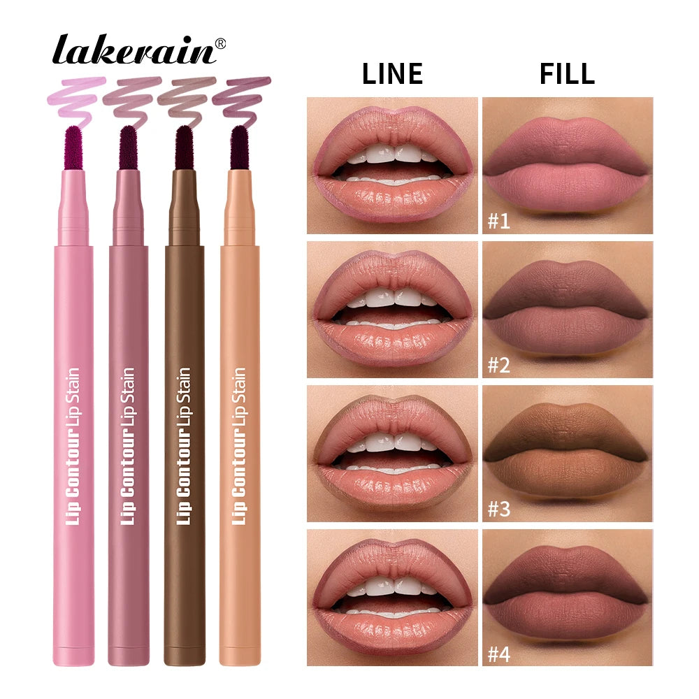 Long-Lasting Dual-Ended Lip Contour and Stain Pencil