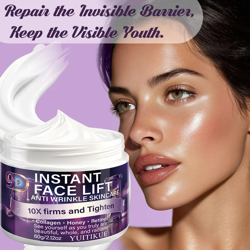 YUITIKUE 9D Face Lift Cream Collagen Retinol Anti Wrinkle Moisturizer