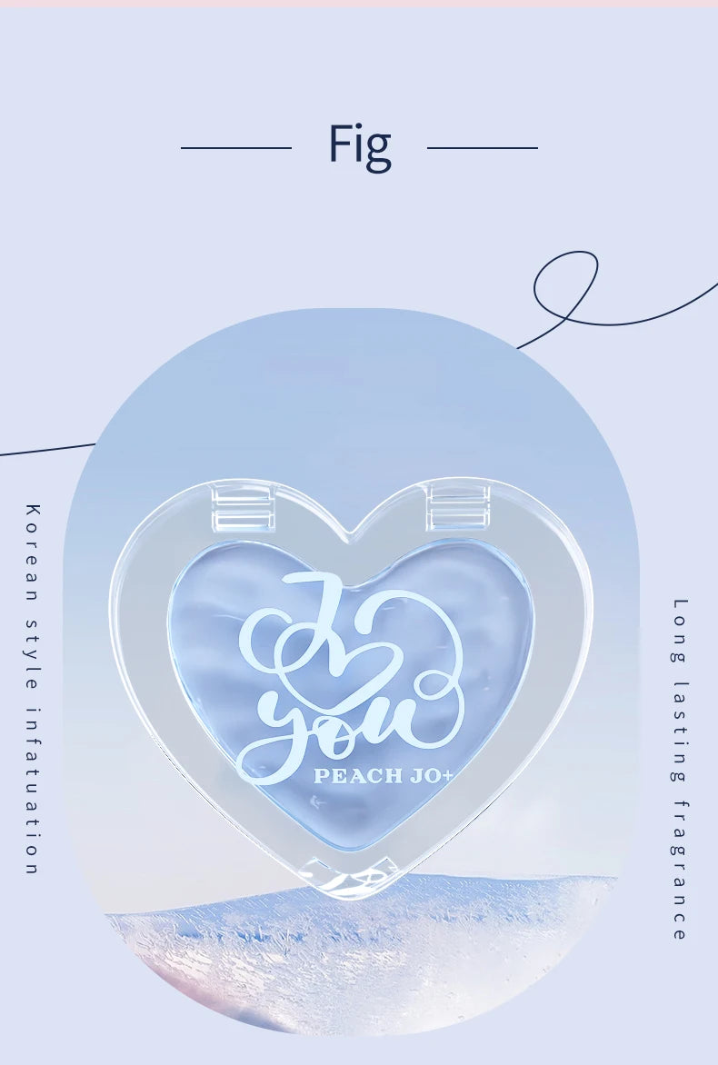 Solid Perfume Heart Tin Portable Fragrance Balm for Travel and Dating - 16