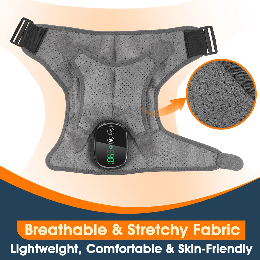 Cordless Heated Shoulder Massager with Vibration