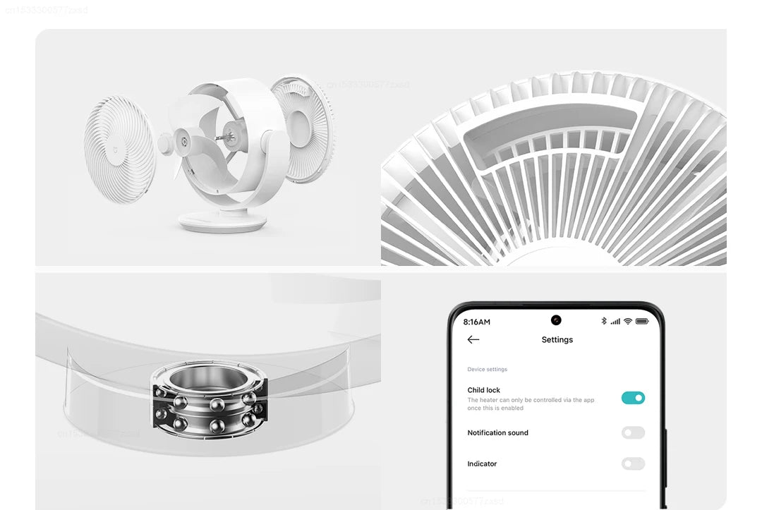 MIJIA DC Inverter Desktop Fan Smart Air Circulator App Controlled