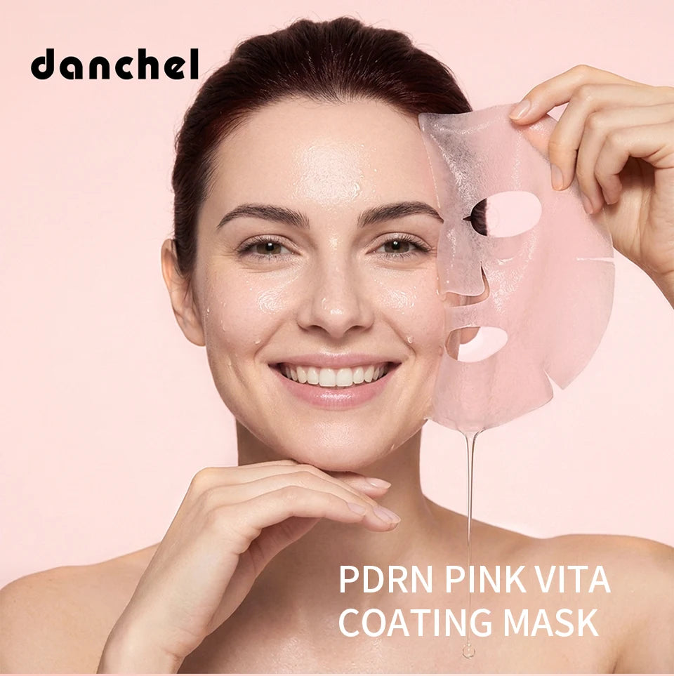 Salmon DNA PDRN Pink Vitamin Hydrating Facial Sheet Mask