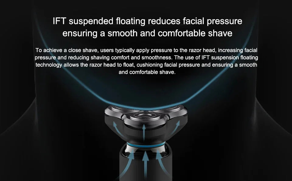 Mijia S500 Electric Shaver 3 Blade Wet Dry Beard Trimmer Razor