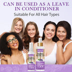 Lavender Extract Thermal Hair Protection Spray for Natural Hair and Wigs