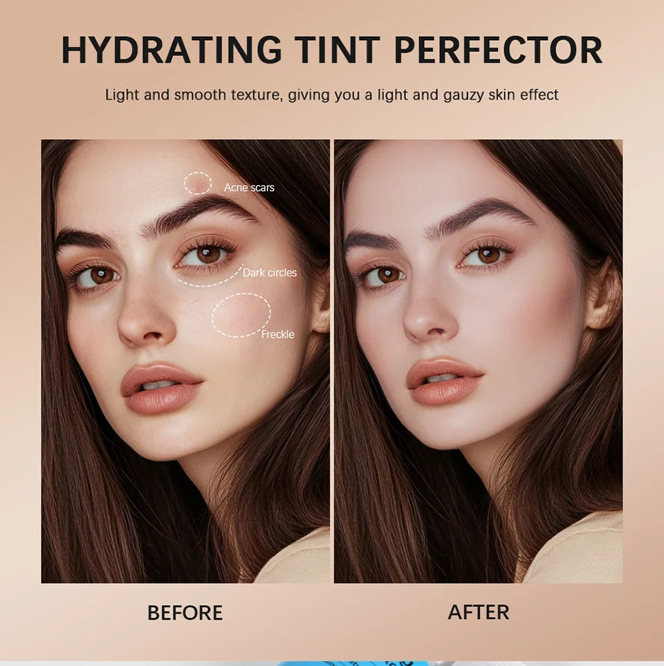 Hydrating Tinted Face Foundation for Smooth Skin