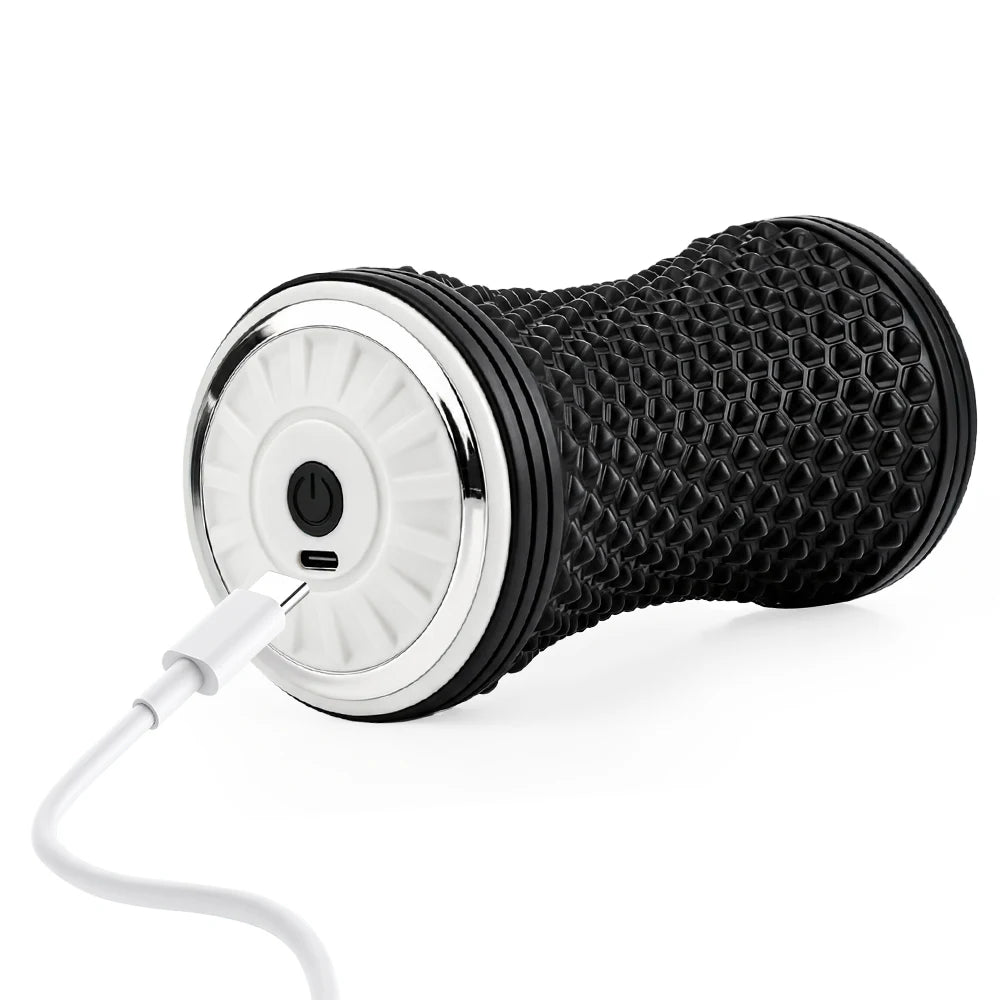 Electric Vibrating Muscle Massage Roller for Deep Tissue Recovery