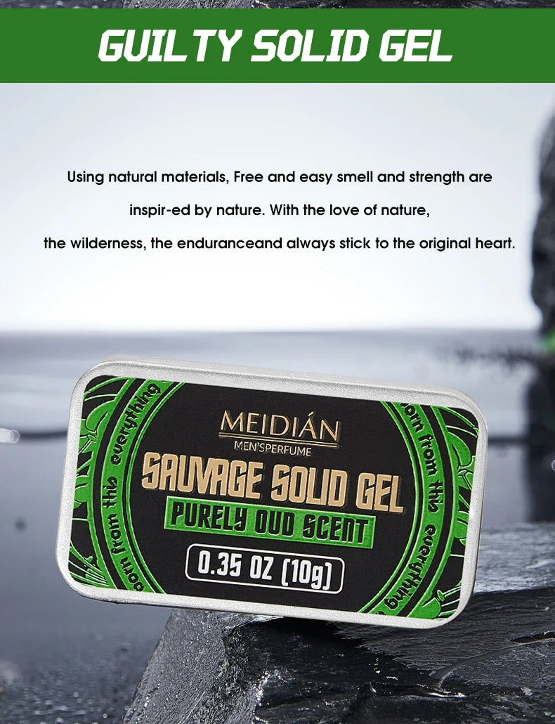 Solid Perfume Balm Portable Fragrance Tin for Men and Women