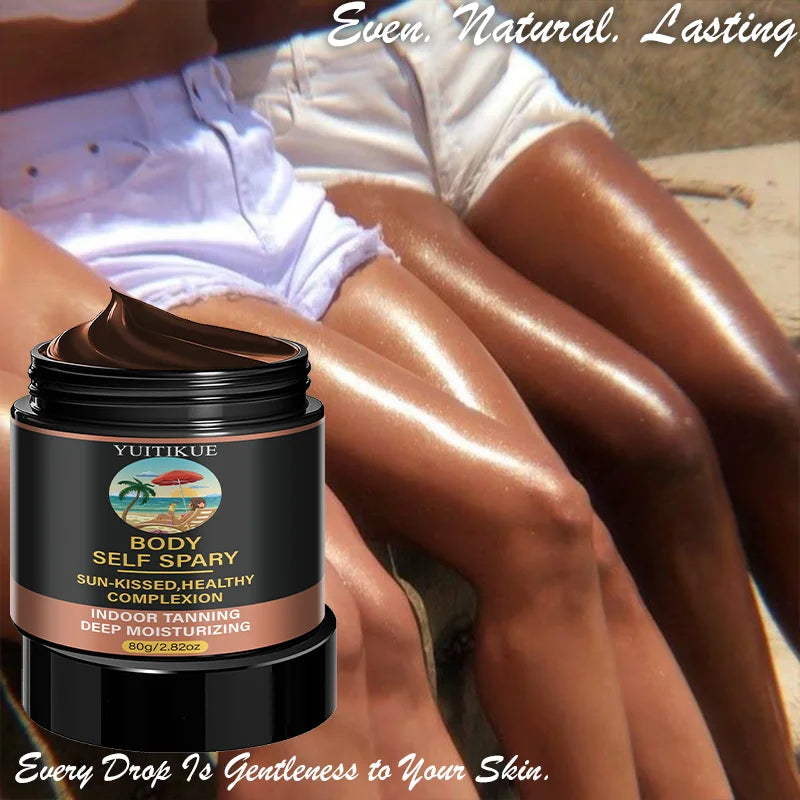 Sun-Kissed Body Tanning Cream Moisturizing Bronzer 80g