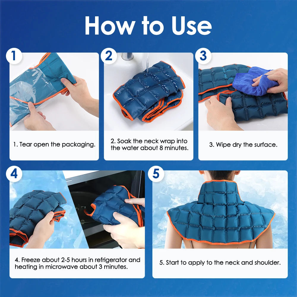 Reusable Hot and Cold Therapy Wrap for Muscle Relief