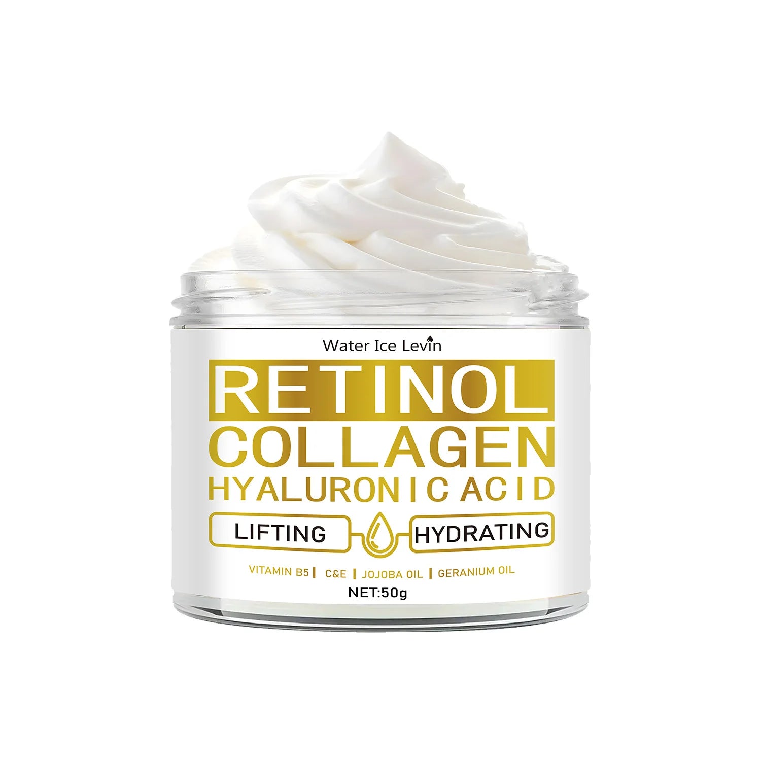 Retinol Face Cream Anti Aging Moisturizer with Collagen & Hyaluronic Acid - 7