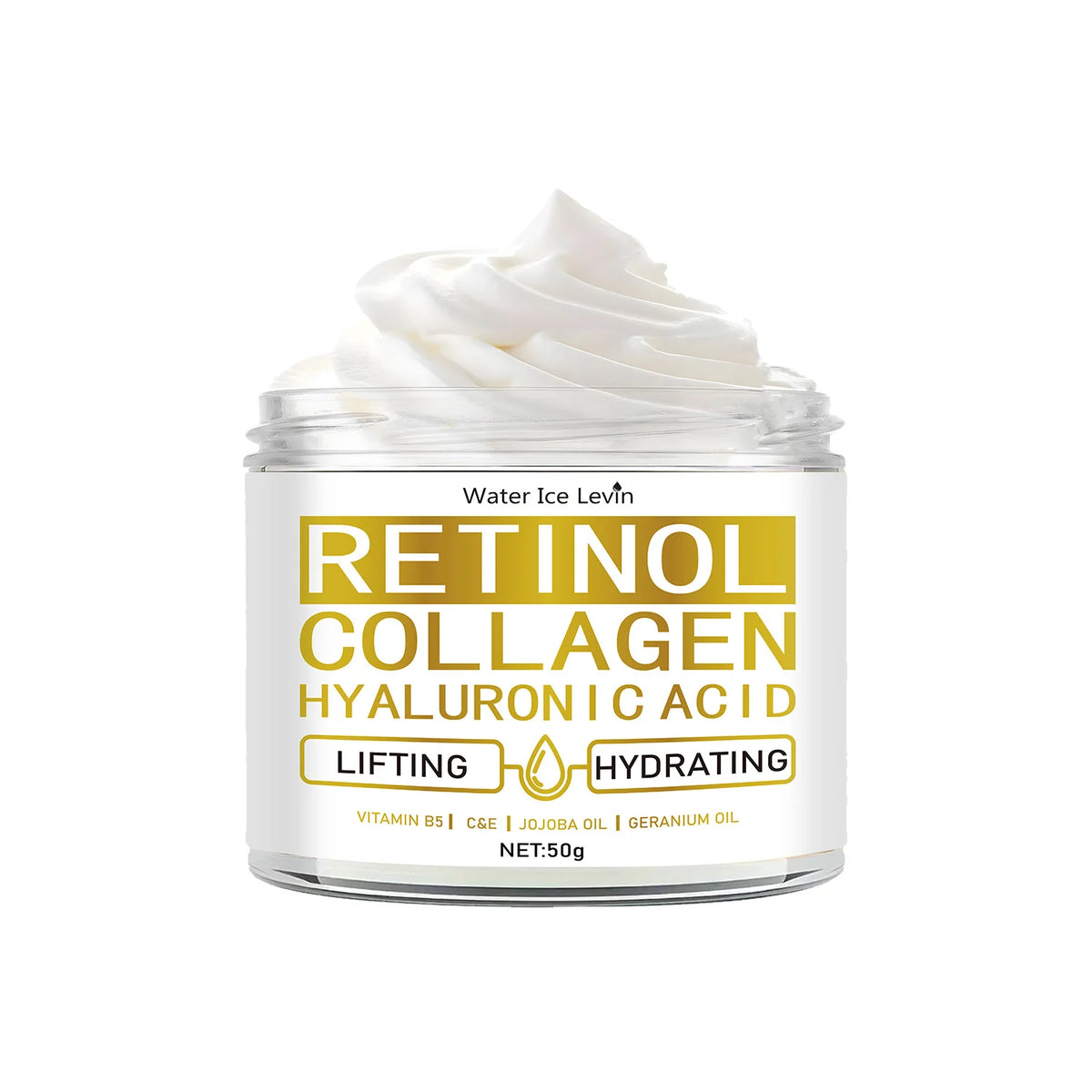 Retinol Face Cream Anti Aging Moisturizer with Collagen & Hyaluronic Acid