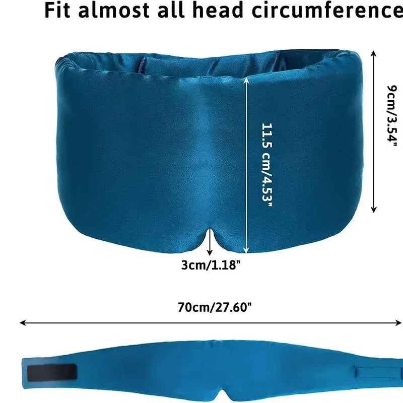 Silk Sleep Mask for Total Blackout and Comfort