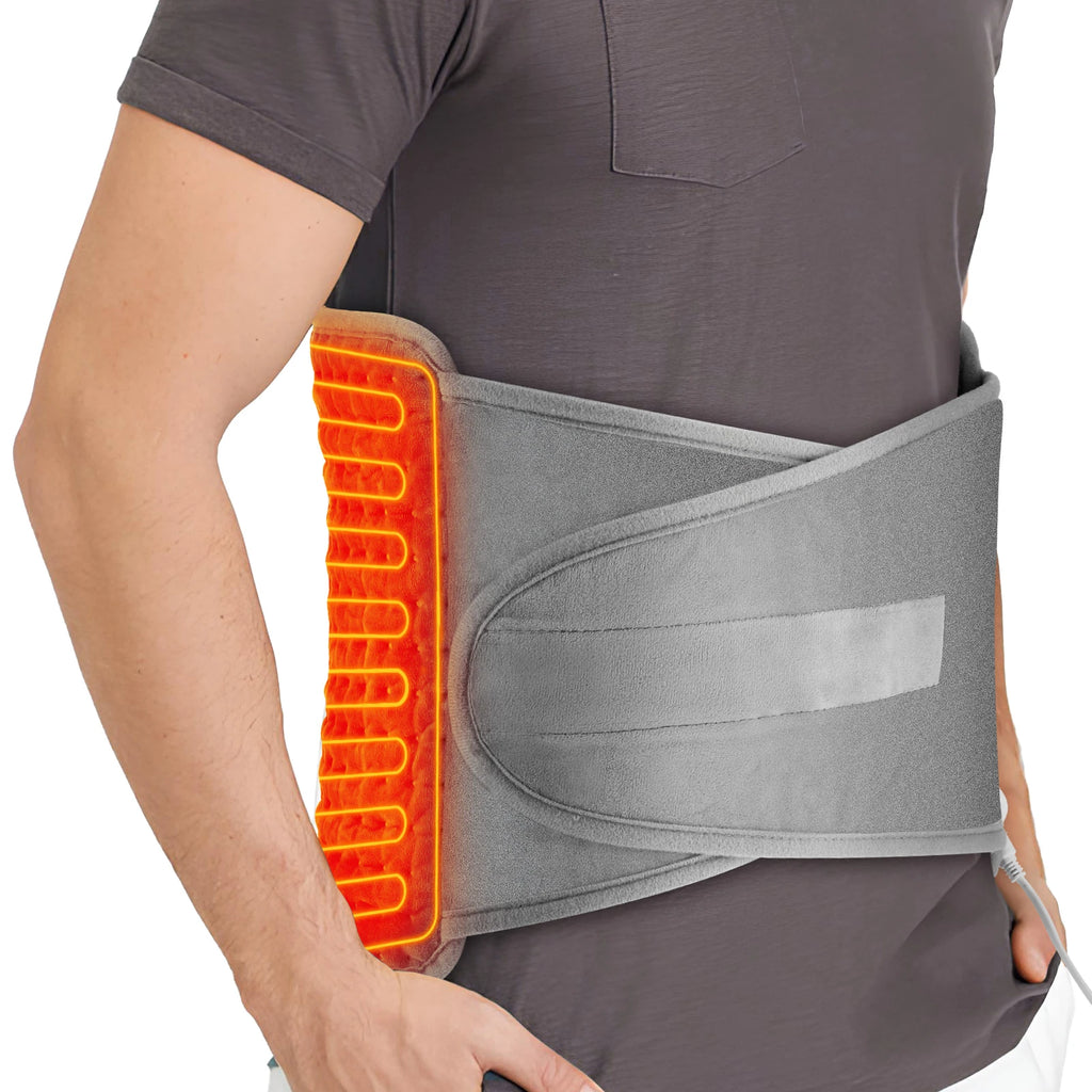 Electric Heating Waist Belt for Lumbar and Abdomen Pain Relief
