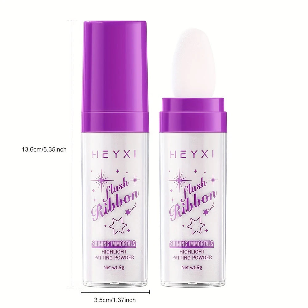 HEYXI Glitter Highlighter Powder Shimmer Makeup for Face Hair and Body - 4