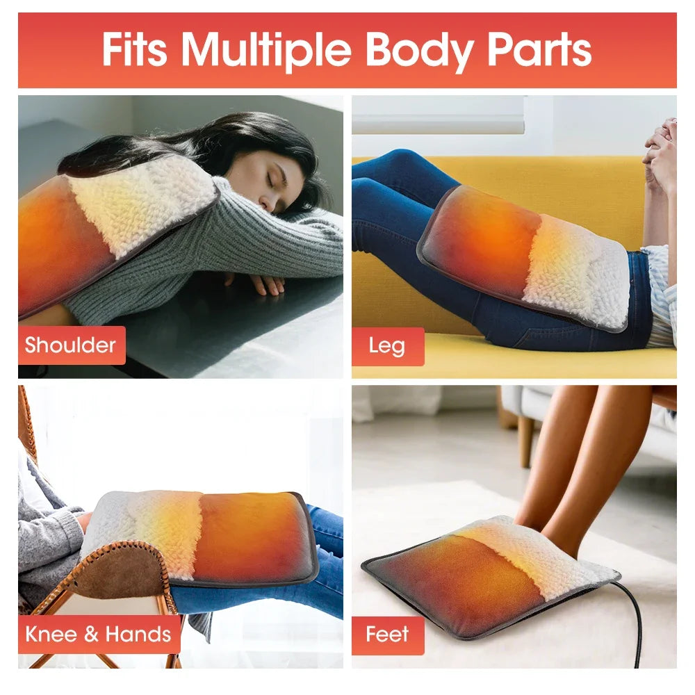 USB Heated Foot Warmer for Office and Home