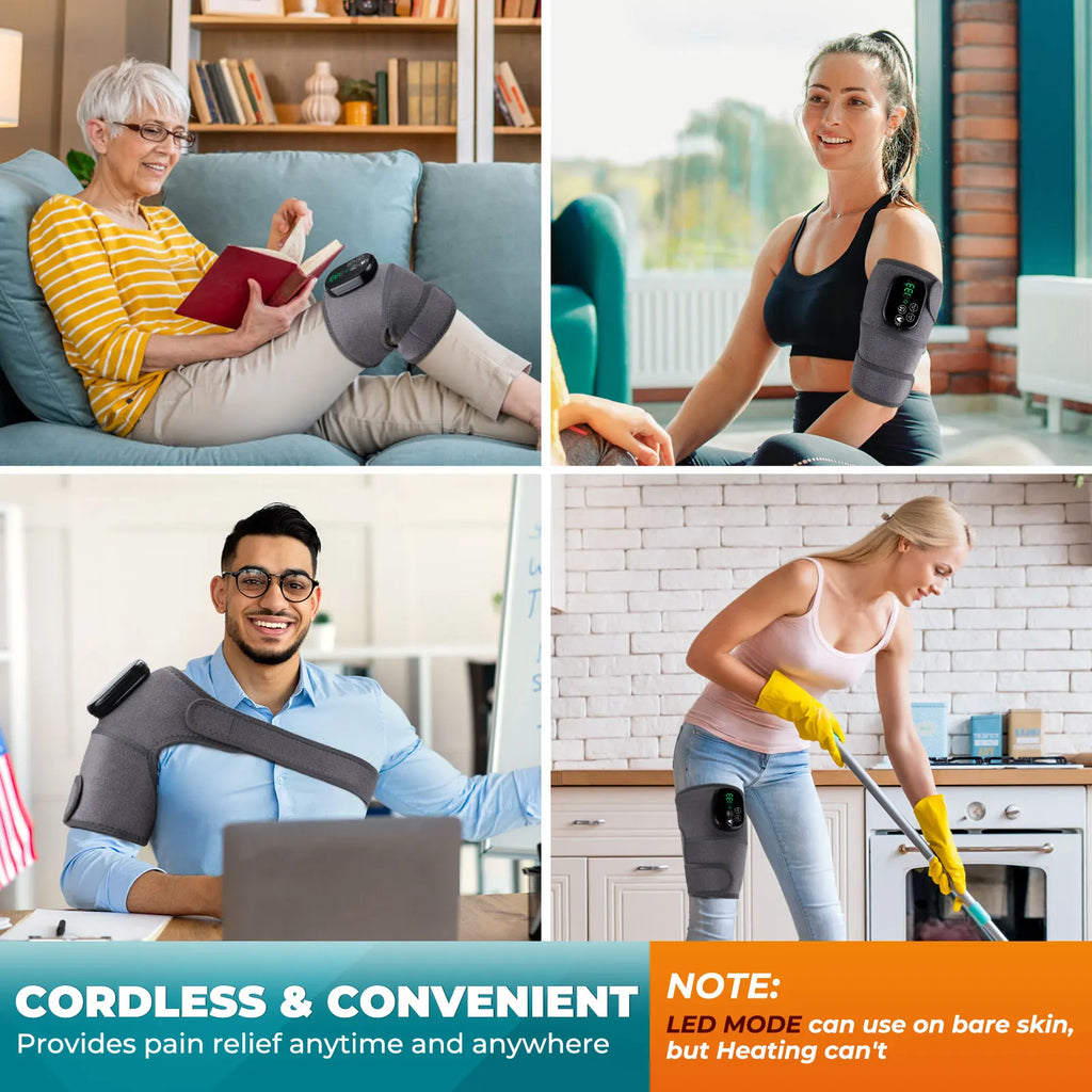 Cordless Heated Knee and Joint Massage Wrap