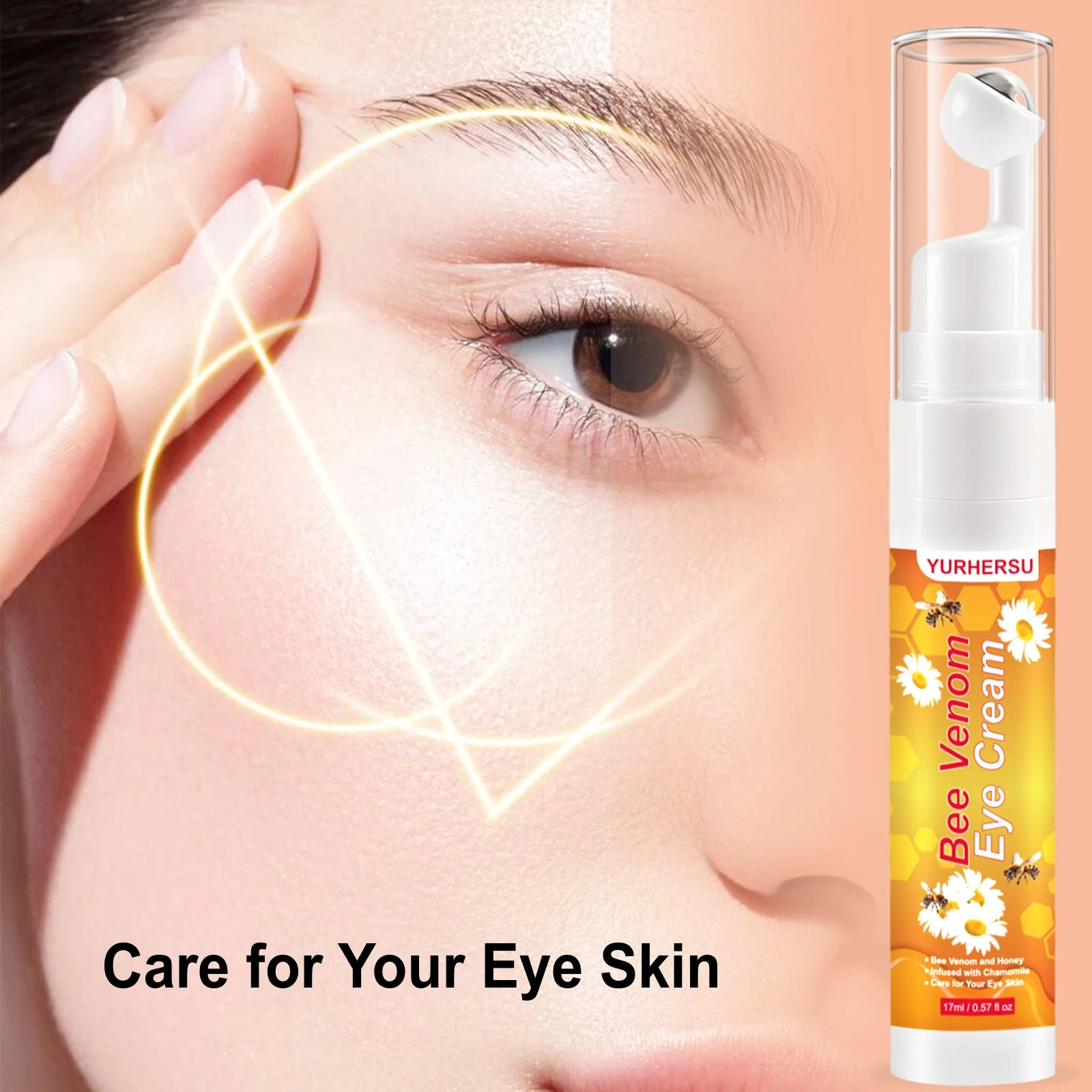 Bee Venom Eye Cream Stick for Dark Circles and Puffiness Treatment - 4
