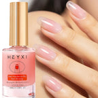 HEYXI Pink Nail Hardener Polish Strengthening Gloss Treatment 10ml