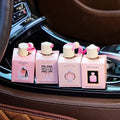 4 Piece Car Air Freshener Set Essential Oil Auto Interior Fragrance