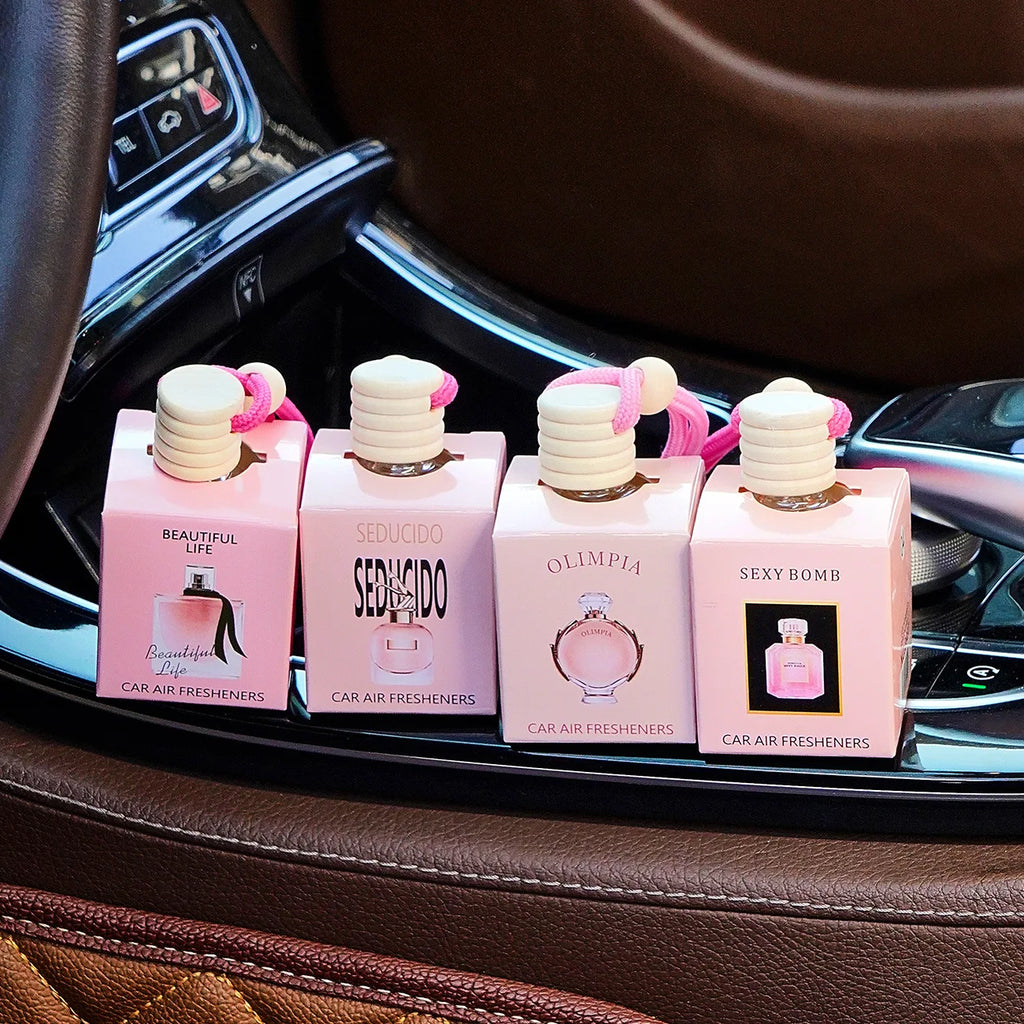 HEYXI Hanging Car Air Freshener Liquid Perfume Diffuser